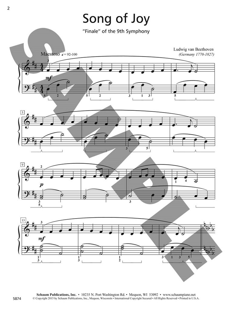 Song Of Joy